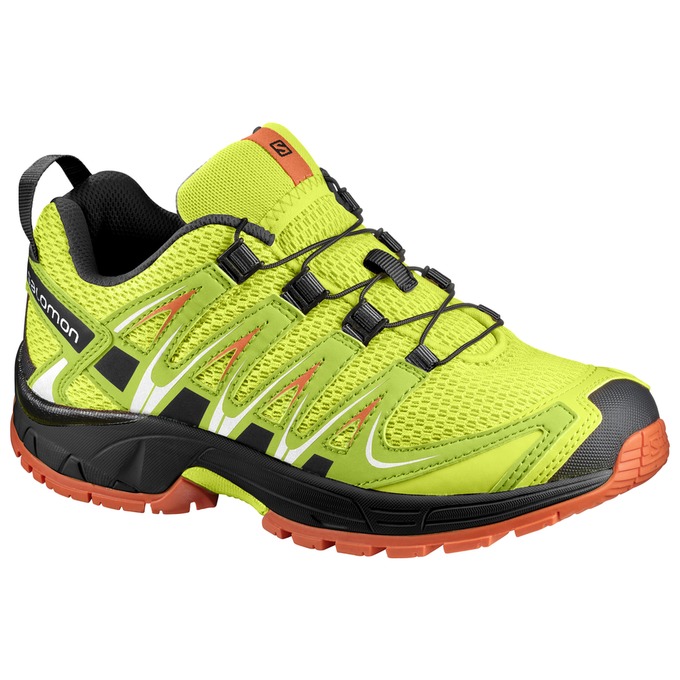 Chaussures De Trail Running Salomon Enfant Jaune - Salomon XA PRO 3D K - France (1093-VCIUA)